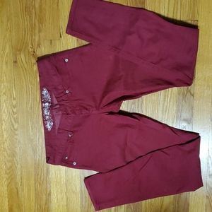 Express Jean's, dark red, size 4